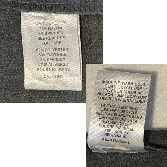 Joseph A. Pencil Skirt with Back Vents Med Grey Size 8 - Picture 9 of 13